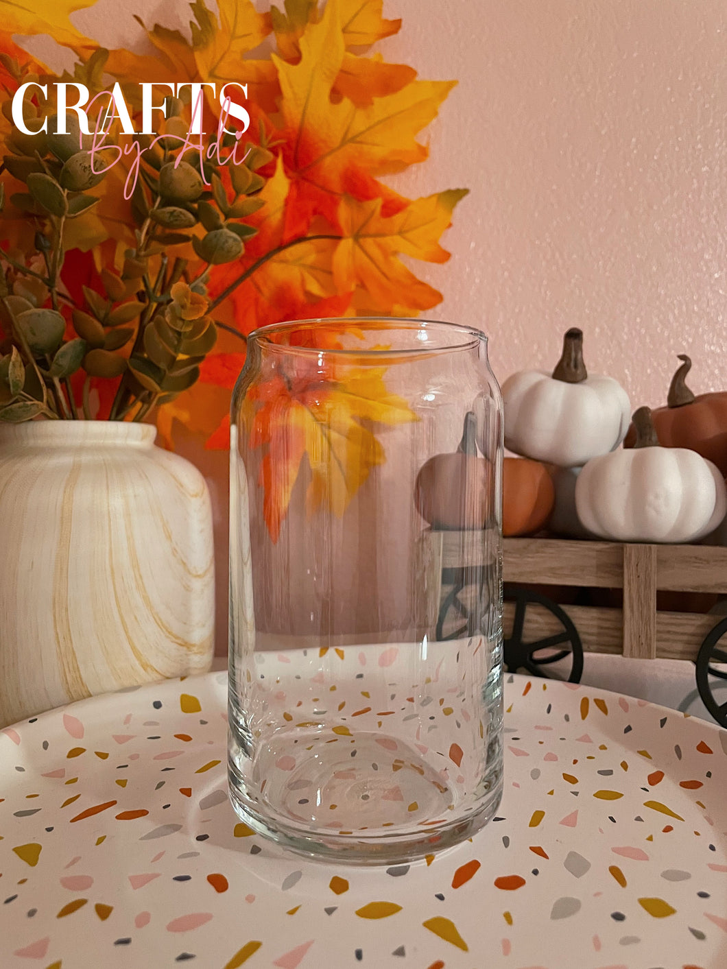 Custom Glass Cup 16 oz