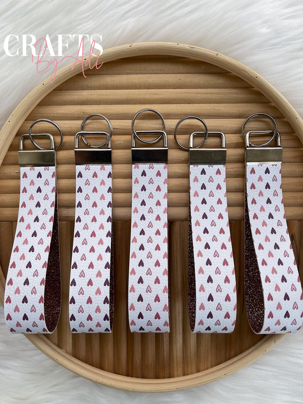 Chocolate Hearts Wristlet