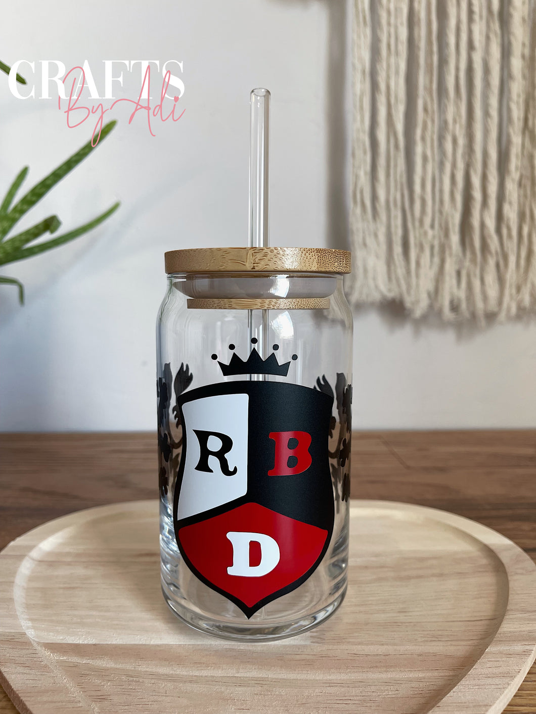 Rebelde Glass Cup 16 oz