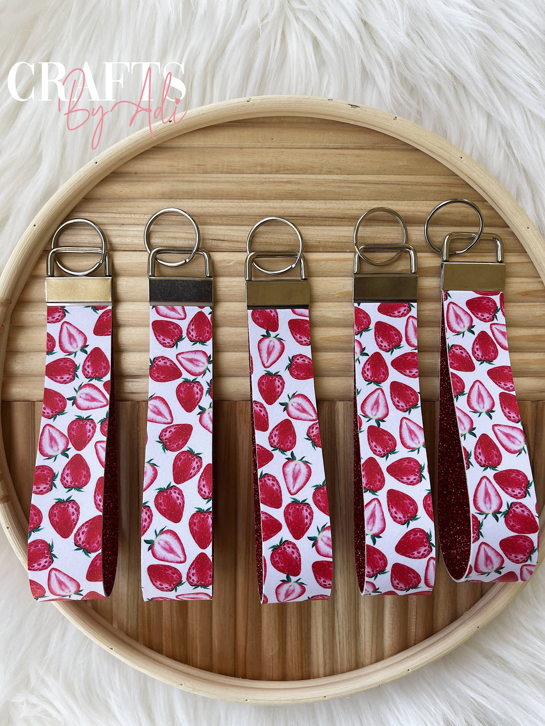 Strawberry Wristlet